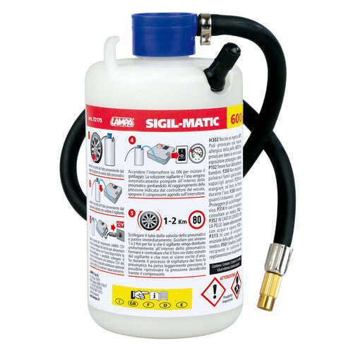Lampa Sigil-Matic, kit liquido sigillante per pneumatici, 600 ml 72175