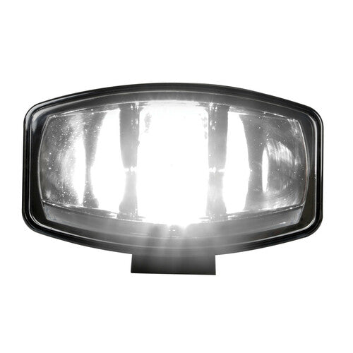 Faro delantero halógeno de haz profundo Pilot Pluton con luz de posición LED 248x141 mm