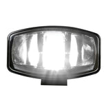 Faro delantero halógeno de haz profundo Pilot Pluton con luz de posición LED 248x141 mm