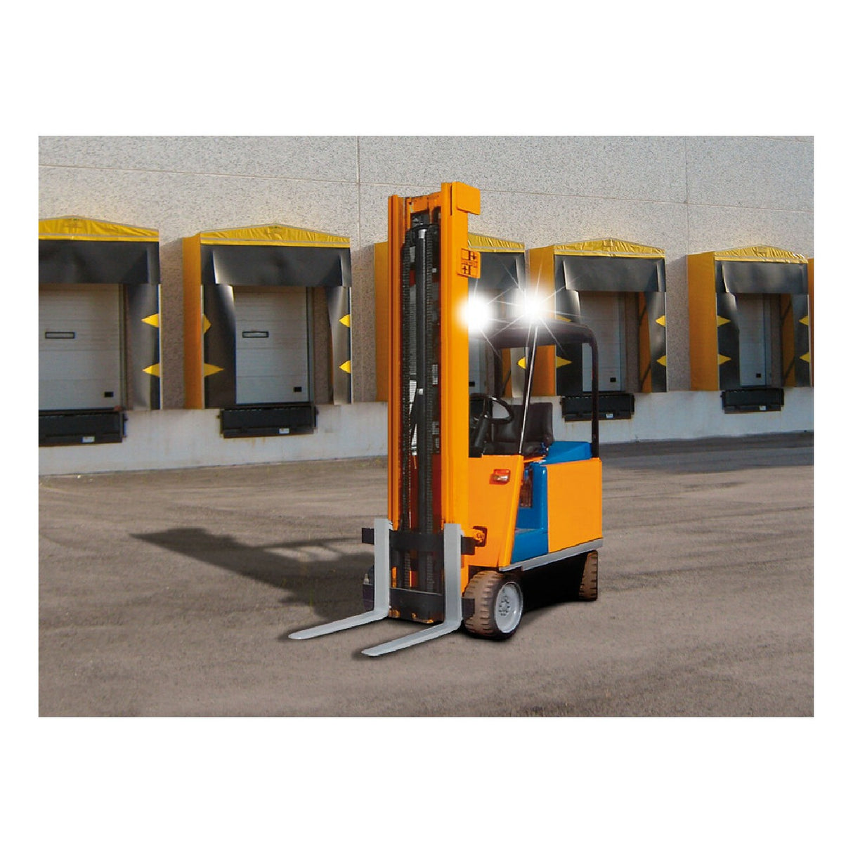 Lampa WL-3, faro ausiliario a 7 Led - 10/30V - Bianco