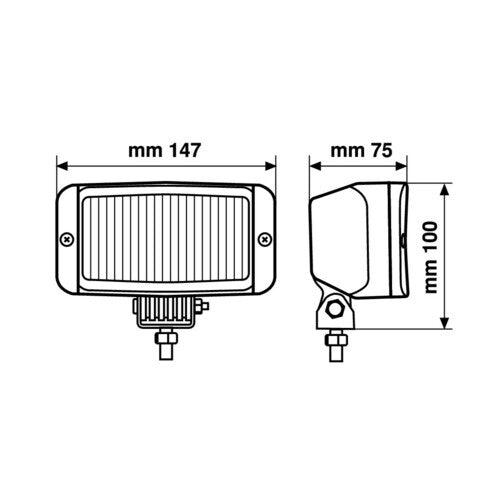 Lampa Prox, luz antiniebla - Blanco 72346