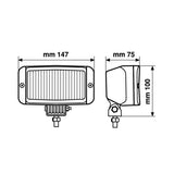 Lampa Prox, Tiefenleuchte – Weiß