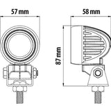 Luz auxiliar redonda Cyclops, 1 LED, 9/32 V, luz enfocada 72363