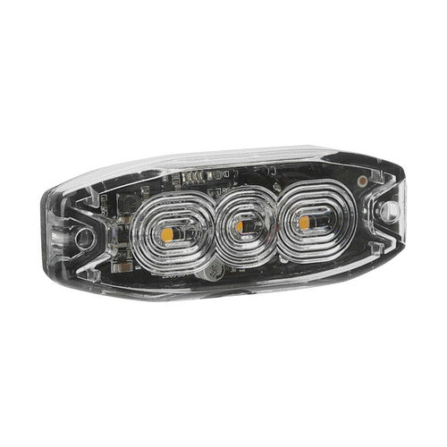 Lampa Luce di segnalazione multifunzione a 3 Led, 9/32V - 80x29 mm - Arancio 72989