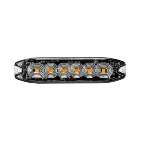 Lampa Luce di segnalazione multifunzione a 6 Led, 12/24V - Arancio