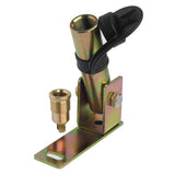 Fix-6 Staffa con perno e spinotto DIN per luce di segnalazione attacco tubolare 73014