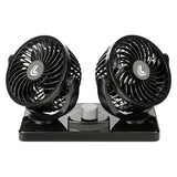 Twin-Air Lampe, Doppellüfter, zwei Geschwindigkeiten, 4 - 24 V 73103