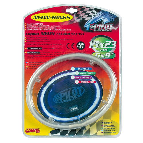Pilot NR-1523, Neon Rings 12V - 15x23 cm - Verde