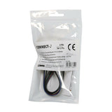 Lampa Connect-2, Verbinder mit Verlängerung für RGB-LED-Streifen, 3er-Set 73649