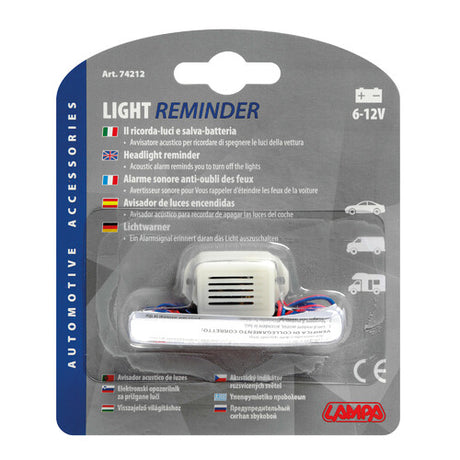 Lampa Alarm – die 6-12V-Lichtererinnerung