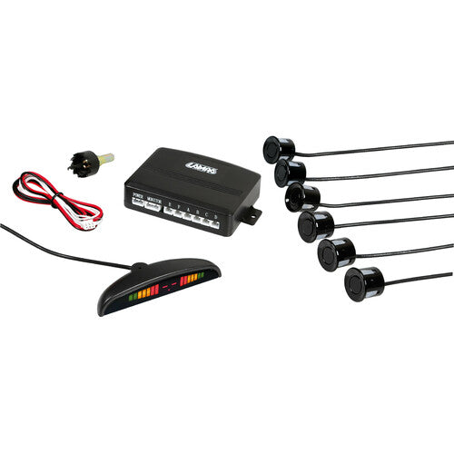 Lampa Setay S6, kit 6 sensori parcheggio con display digitale, 12V