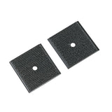 Lampa Clips Pressotex, Mittelloch, 2er-Set - 35x35 mm 74654
