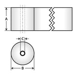 Lampa Packing Tape, Set of 6 - Havana