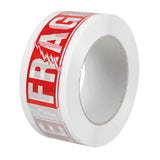 Lamp White Fragile Print Tape, Set of 6