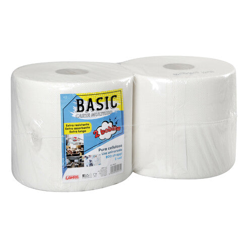 Lampenset mit 2 Rollen 2-lagigem Papier, 800 Blatt