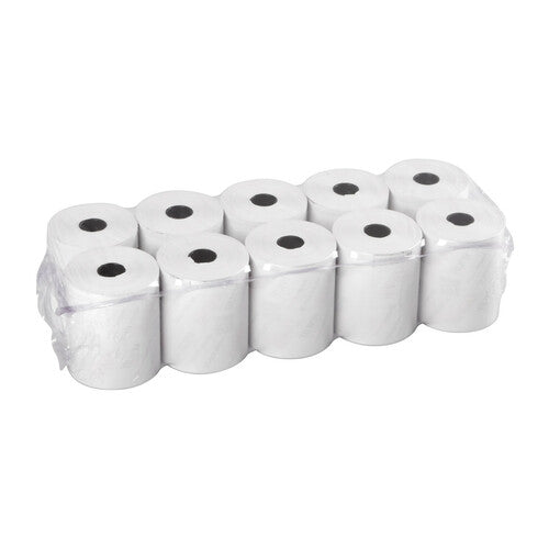Lampa Thermopapierrollen für Kassensysteme, 10 Stück, 55 g/m², 57 mm x 30 m