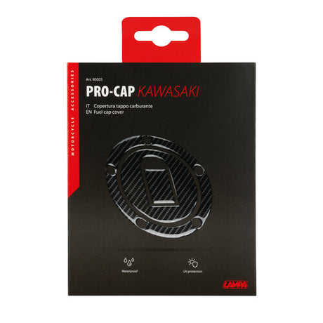 Fuel Cap Cover Lamp - Carbon - Kawasaki (5 Holes)