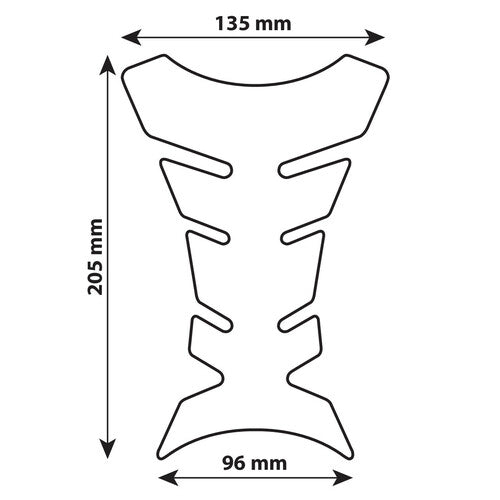 Lampa Pro-Tank X1, protezione adesiva per serbatoio - Carbon