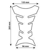 Lampa Pro-Tank X1, protezione adesiva per serbatoio - Nero