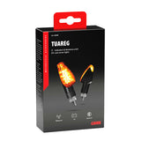 Tuareg Lamp, LED Direction Indicators - 12V LED - Black