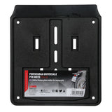 Universal motorcycle license plate holder