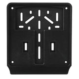 Universal motorcycle license plate holder