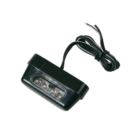 4 LED Motorcycle License Plate Light - Blue - Not Approved
