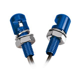 Juego de 2 lámparas de tornillos con luz LED azul - Azul 90176