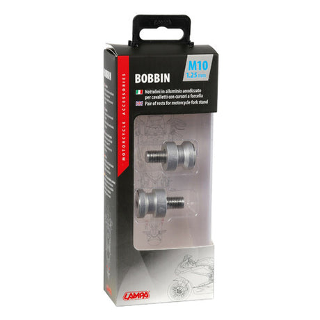 Lampen-Stativhalterungen (Paar) – 10 x 1,25 mm – Aluminium