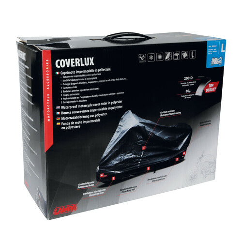 Coverlux lamp, motorcycle cover - L