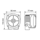 Lampa Max-Lum 1, par de faros auxiliares LED, 12V 90460