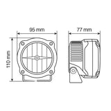 Lampa Max-Lum 2, par de faros antiniebla LED, 12 V 90461