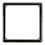 Steel Motorcycle License Plate Frame Lamp - Black