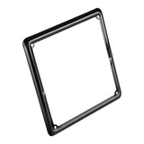 Steel Motorcycle License Plate Frame Lamp - Black