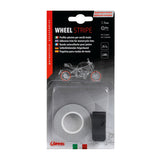 Lampa Wheel Stripe Racing, profilo adesivo per cerchi ruota - Nero