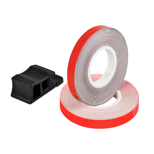 Lampa Wheel Stripe Reflective, perfil adhesivo para llantas - Rojo 90529