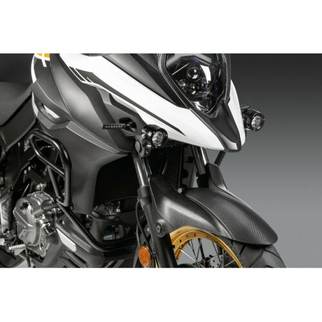 O-Lux Lamp, pair of LED auxiliary headlights, 12V - Black