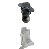 Cabezal de bola Optiline Titan, conector DuoLock con bola de 25 mm / 1''