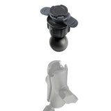 Cabezal de bola Optiline Titan, conector DuoLock con bola de 25 mm / 1''