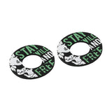 Lampa Donut Off-Road Grips, manopole universali - Grigio - Verde