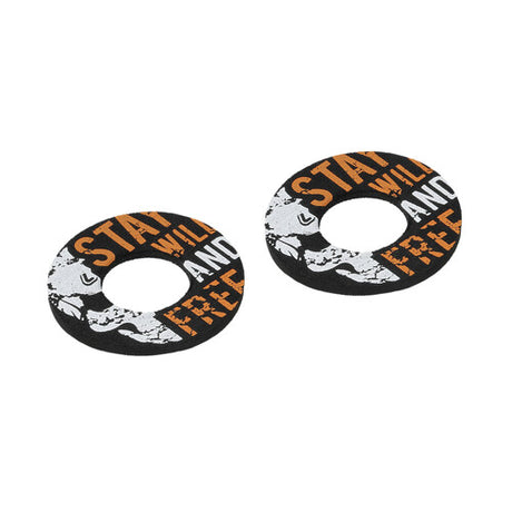 Lampa Donut Off-Road Grips, Universal Grips - Gray - Orange