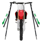 Lámpara desplegable Kraken, par de correas tensoras para motocicleta 90584