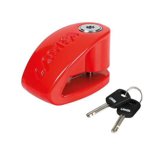 Candado de disco Lampa Stone - Pasador de 5,5 mm - Rojo 90589
