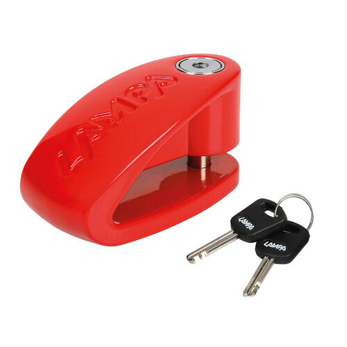 Lampa Stone XL, Bremsscheibenschloss – 10 mm Stift – Rot 90591