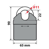Lámpara C-Lock 200, cadena antirrobo - 200 cm 90631