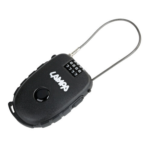Kiro-Lock Lampe, Diebstahlsicheres Kombinationsschloss 90676