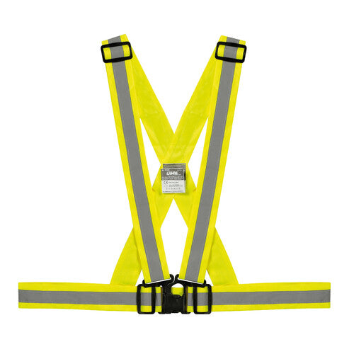 Lampa X-Belt, reflektierende Hosenträger - Gelb 91410