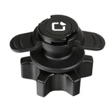 Optiline Titan Duolock, un acoplamiento de alta resistencia con cabezal de metal fundido a presión. Tuerca de mayor tamaño.