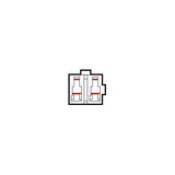 Lamp Indicator Connectors, 2 pcs - Compatible for - Kawasaki