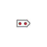 Conectores de intermitentes Lampa, 2 piezas - Compatible con - Aprilia 91612